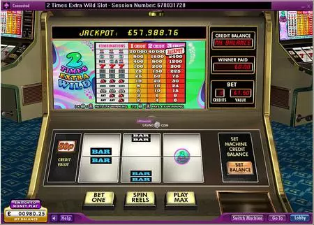 Play 2 Times Extra Wild - Free Slot Game 