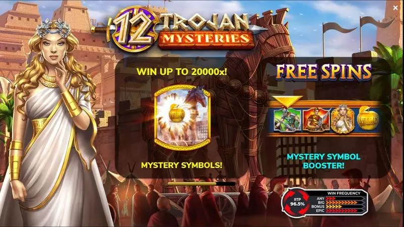 12 Trojan Mysteries Free Casino Slot  with, delFree Spins
