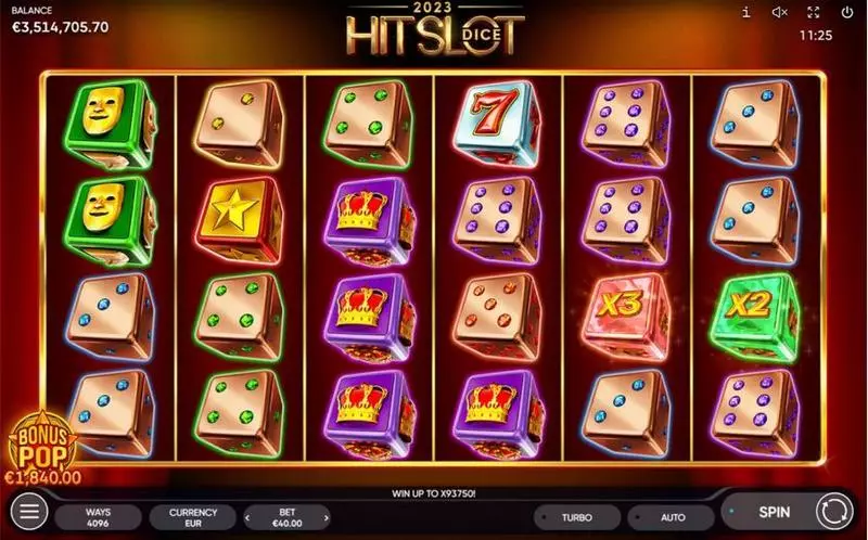 2023 Hit Slot Dice Free Casino Slot  with, delFree Spins
