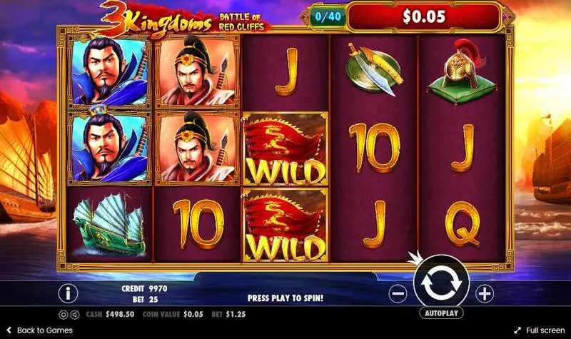 3 Kingdoms – Battle of Red Cliffs Free Casino Slot  with, delFree Spins