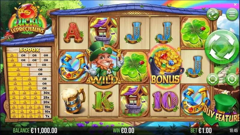 3 Lucky Leprechauns Free Casino Slot  with, delChoose Your Wild