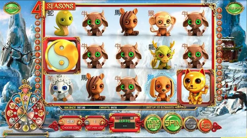 4 Seasons Free Casino Slot  with, delFree Spins