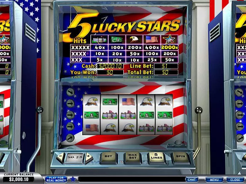 5 Lucky Stars Free Casino Slot 