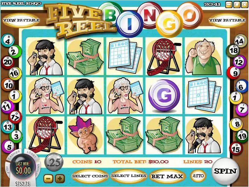 5 Reel Bingo Free Casino Slot  with, delFree Spins