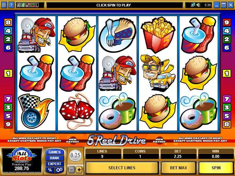 5 Reel Drive Free Casino Slot 