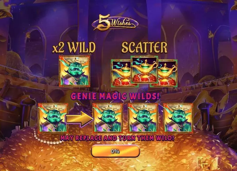 5 Wishes Free Casino Slot  with, delFree Spins