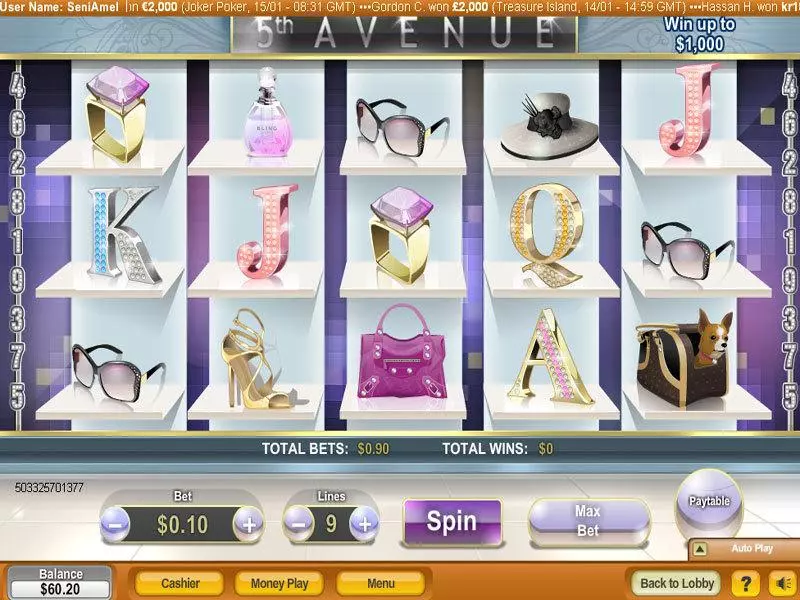 5th Avenue Free Casino Slot 