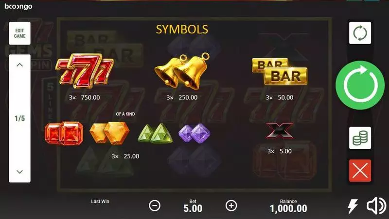777 Gems: Respin Free Casino Slot  with, delRe-Spin