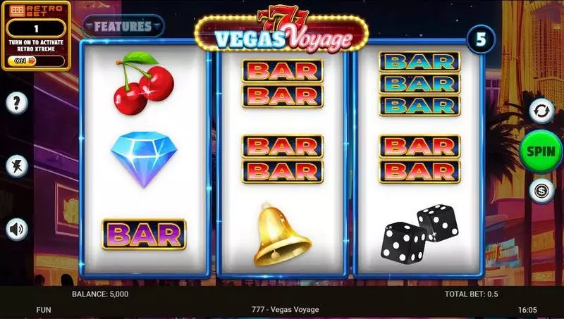777 – Vegas Voyage Free Casino Slot  with, delRetro Xtreme