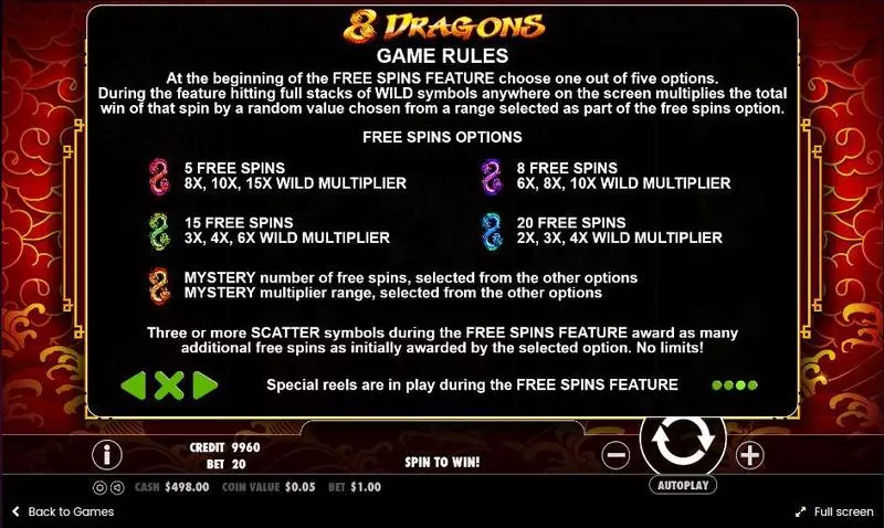 8 Dragons Free Casino Slot  with, delFree Spins
