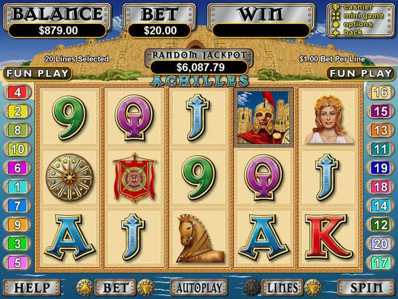 Achilles Free Casino Slot  with, delFree Spins