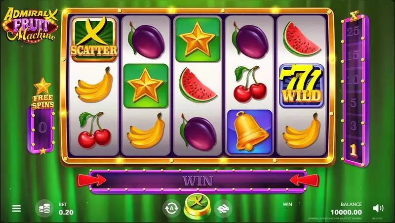 Admiral X Fruit Machine Free Casino Slot  with, delFree Spins
