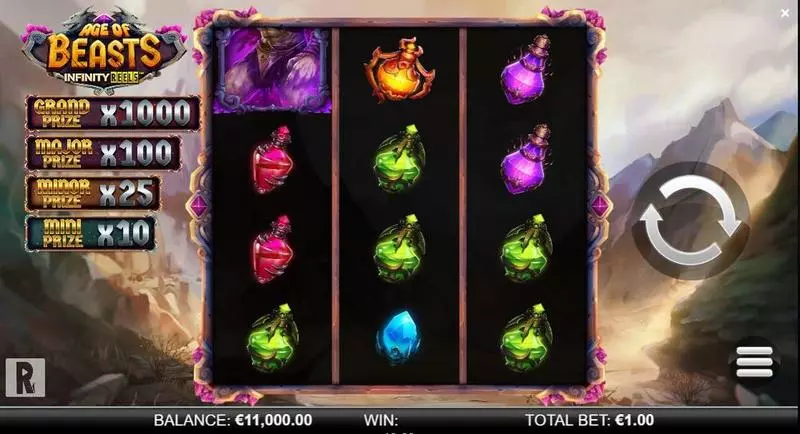 Age of Beasts Infinity Reels Free Casino Slot  with, delFree Spins