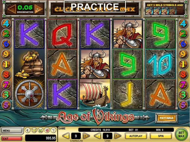 Age of Vikings Free Casino Slot  with, delSecond Screen Game