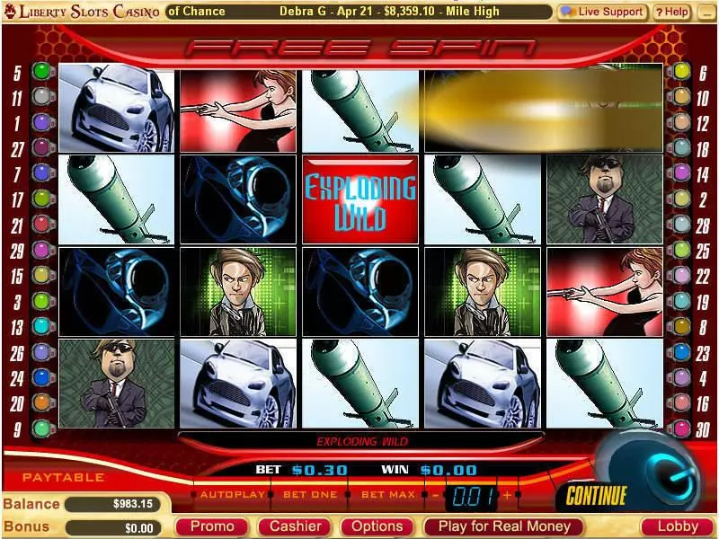 Agent Cash Free Casino Slot  with, delFree Spins