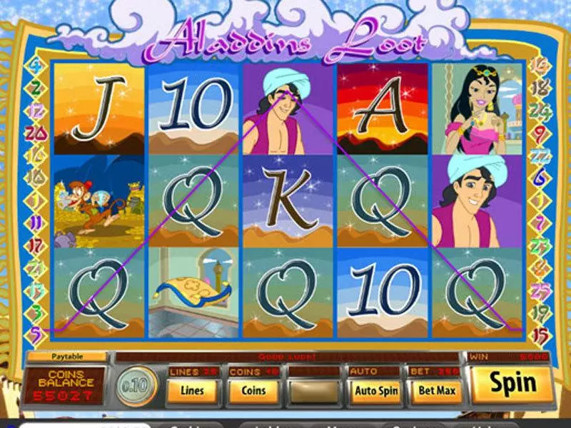 Aladdins Loot Free Casino Slot  with, delFree Spins