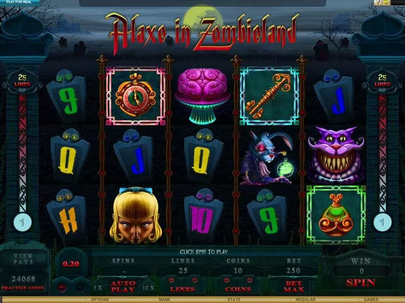 Alaxe in Zombieland Free Casino Slot  with, delFree Spins