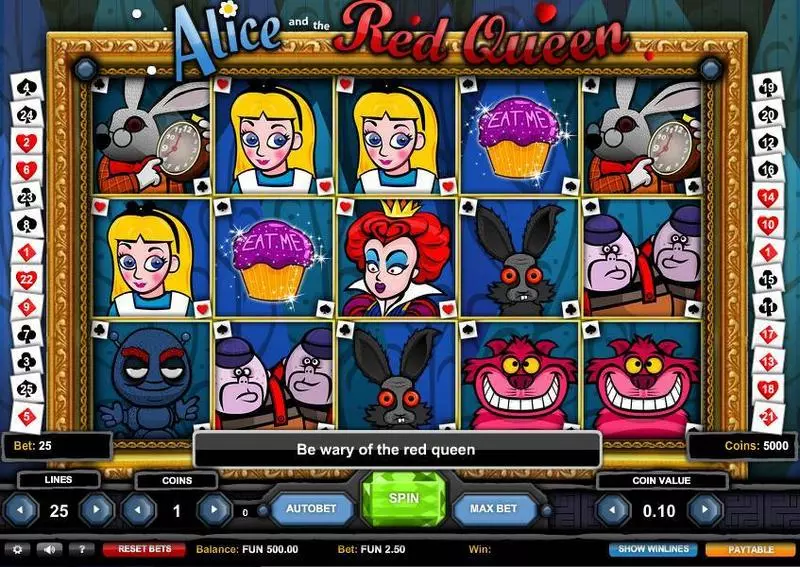 Alice and the Red Queen Free Casino Slot 