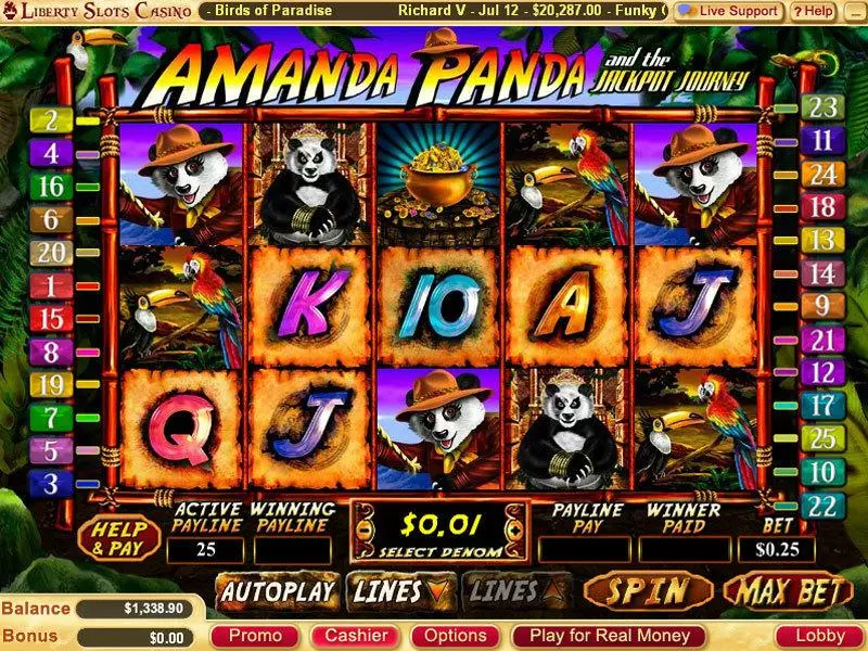 Amanda Panda Free Casino Slot  with, delFree Spins