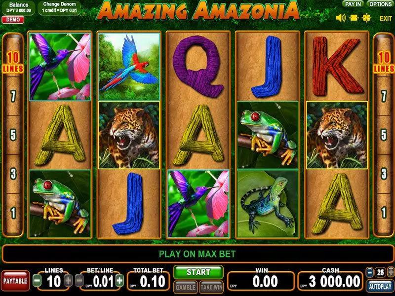 Amazing Amazonia  Free Casino Slot 