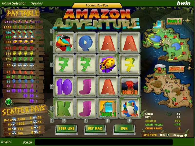 Amazon Adventure Free Casino Slot  with, delMulti Level