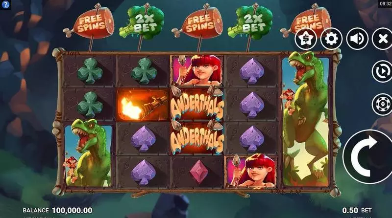 Anderthals Free Casino Slot  with, delFree Spins