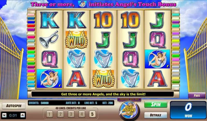 Angel's Touch Free Casino Slot  with, delMulti Level