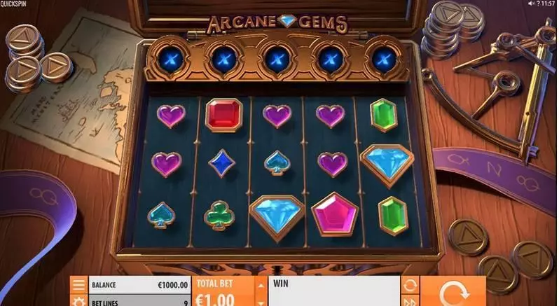 Arcane Gems Free Casino Slot  with, delMultipliers