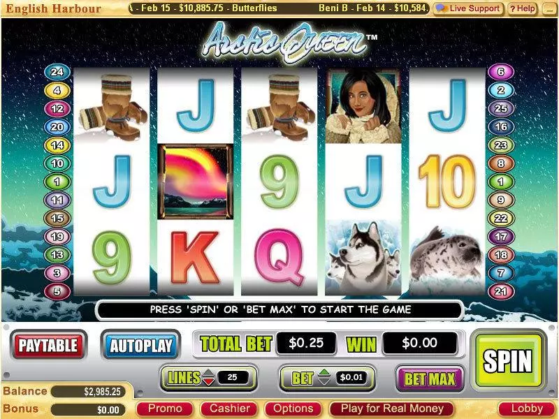 Arctic Queen Free Casino Slot  with, delFree Spins