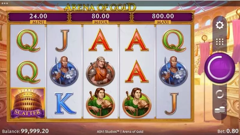 Arena of Gold Free Casino Slot  with, delFree Spins