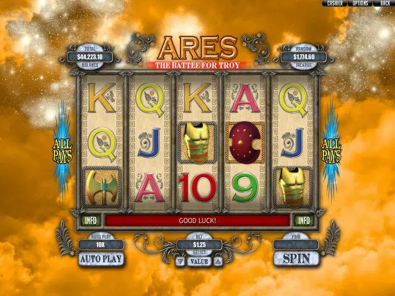 Ares: The Battle for Troy Free Casino Slot  with, delSecond Screen Game
