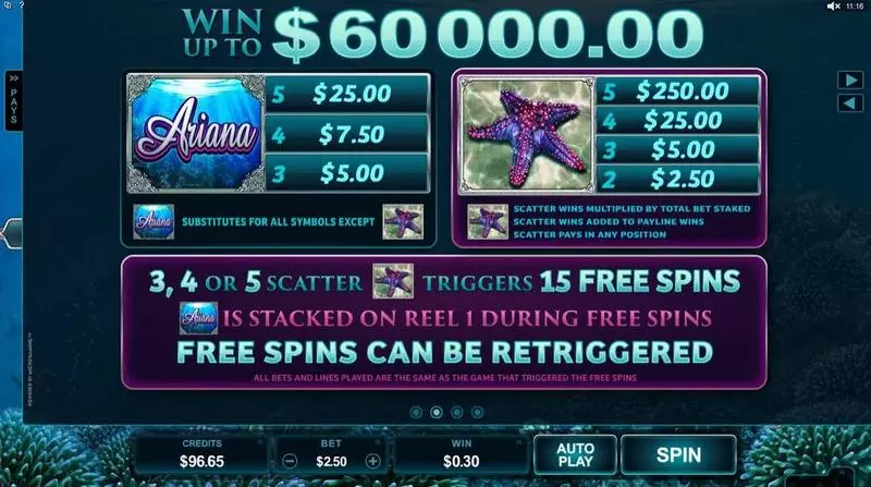 Ariana Free Casino Slot 