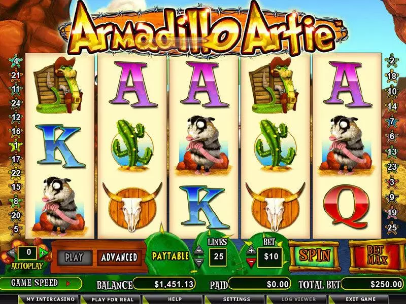 Armadillo Artie Free Casino Slot  with, delFree Spins