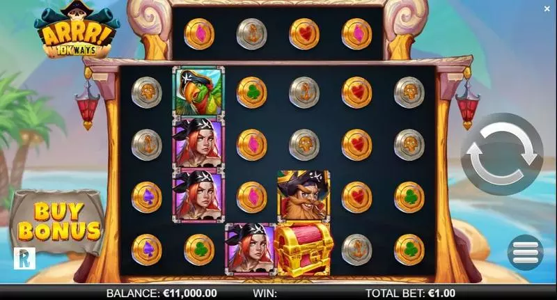 ARRR! 10K Ways Free Casino Slot  with, delRe-Spin