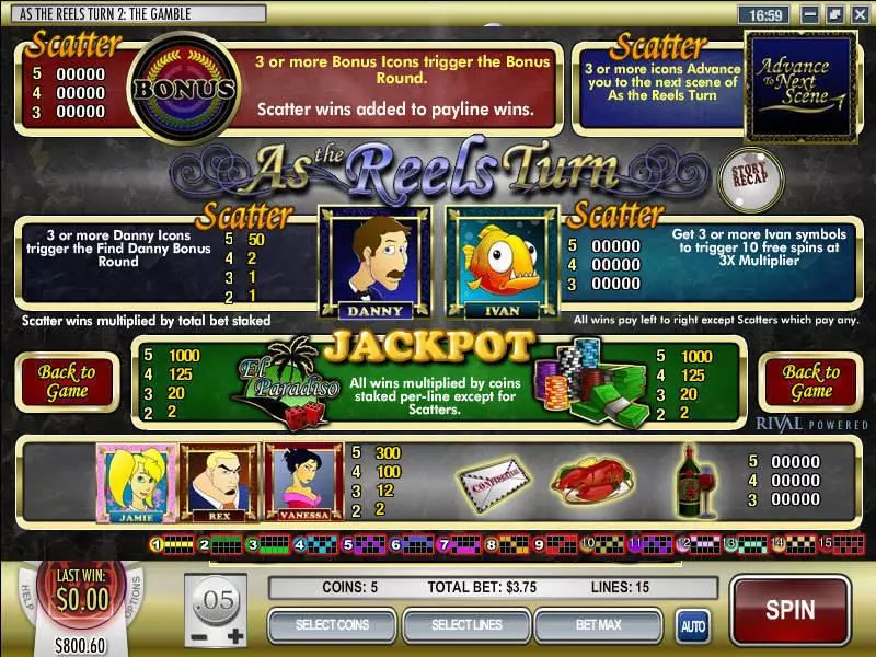 As the Reels Turn 2 Free Casino Slot  with, delFree Spins