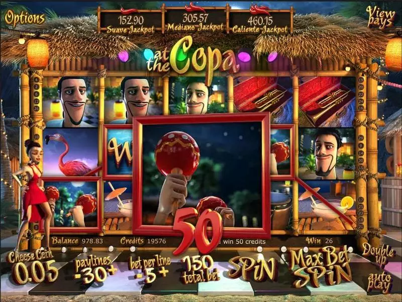 At the Copa Free Casino Slot  with, delSecond Screen Game