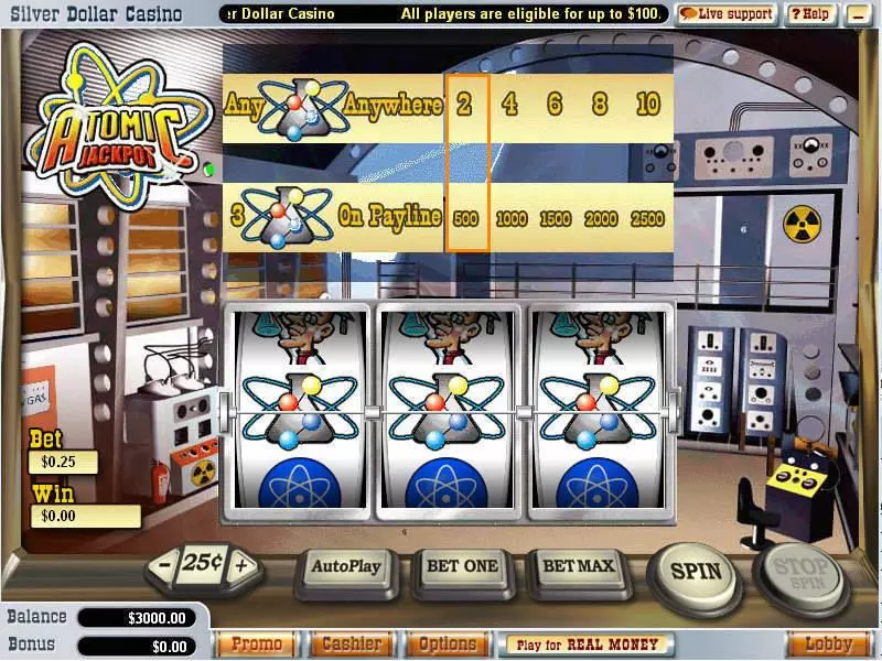 Atomic Jackpot Free Casino Slot 