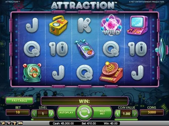 Attraction Free Casino Slot  with, delRe-Spin