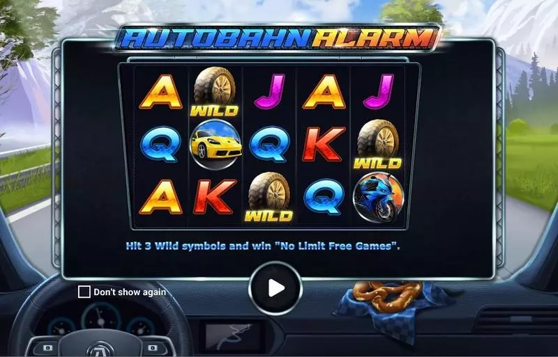 Autobahn Aalarm Free Casino Slot  with, delFree Spins