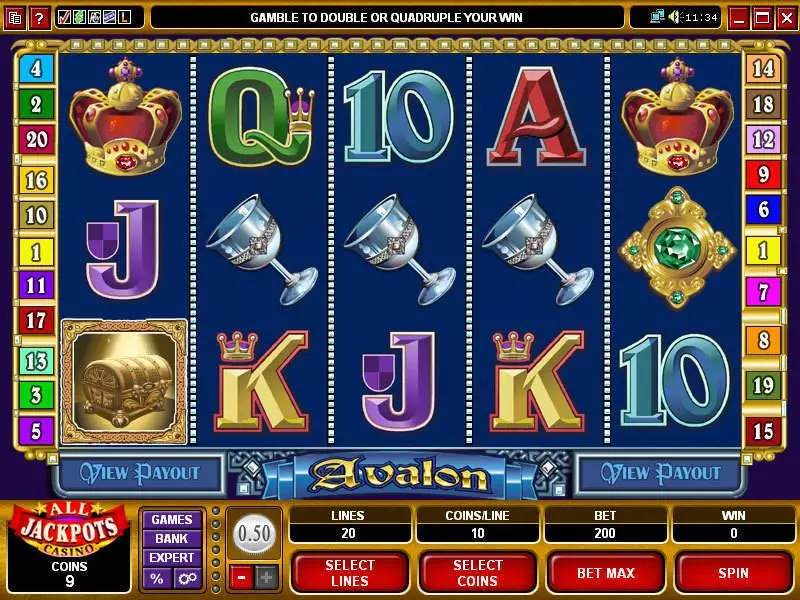 Avalon Free Casino Slot  with, delFree Spins
