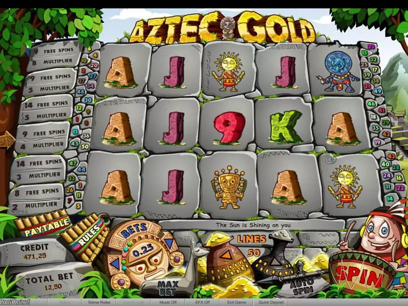 Aztec Gold Free Casino Slot  with, delFree Spins