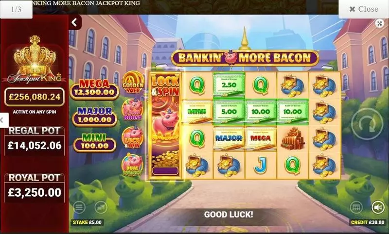 Bankin' more bacon Jackpot King Free Casino Slot  with, delFree Spins