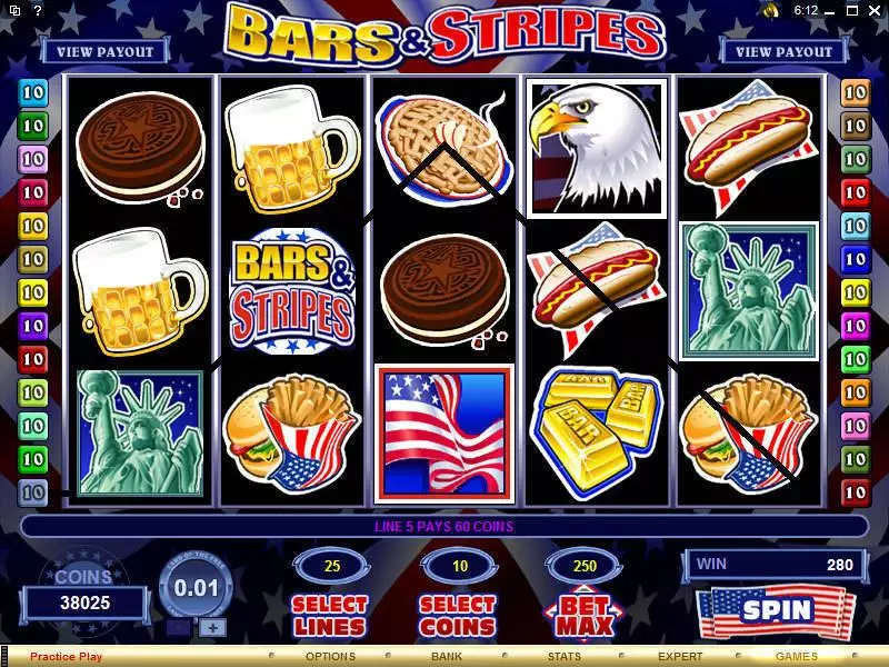 Bars and Stripes Free Casino Slot 