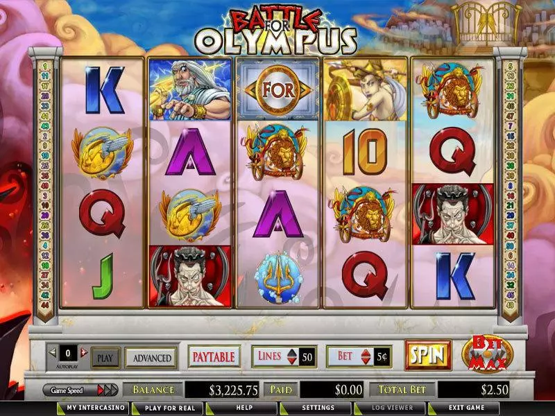 Battle for Olympus Free Casino Slot  with, delSecond Screen Game