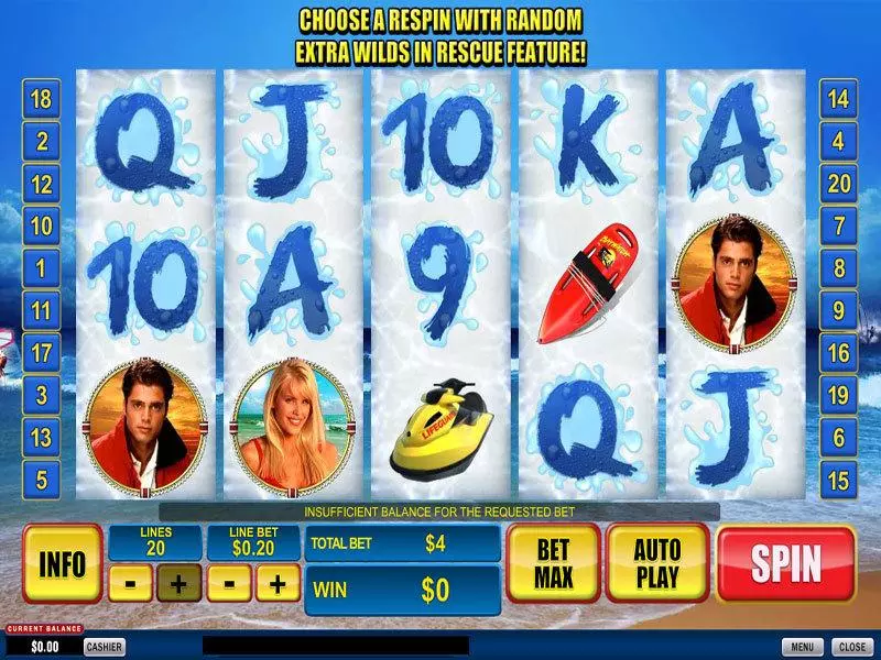 Baywatch Free Casino Slot  with, delFree Spins