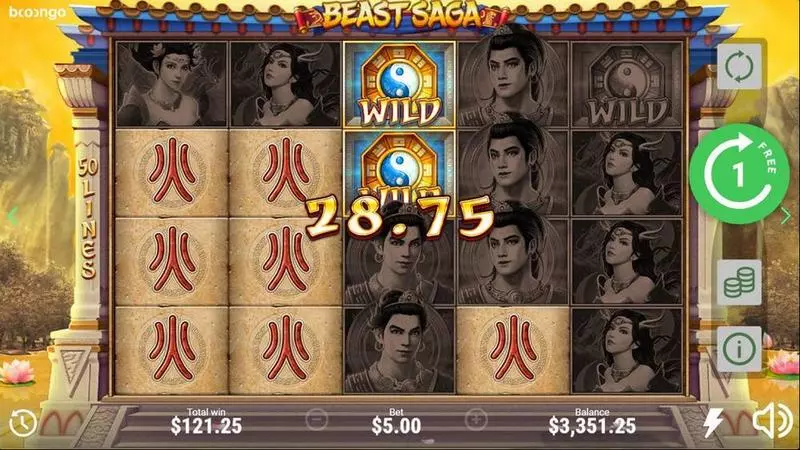 Beast Saga Free Casino Slot  with, delFree Spins