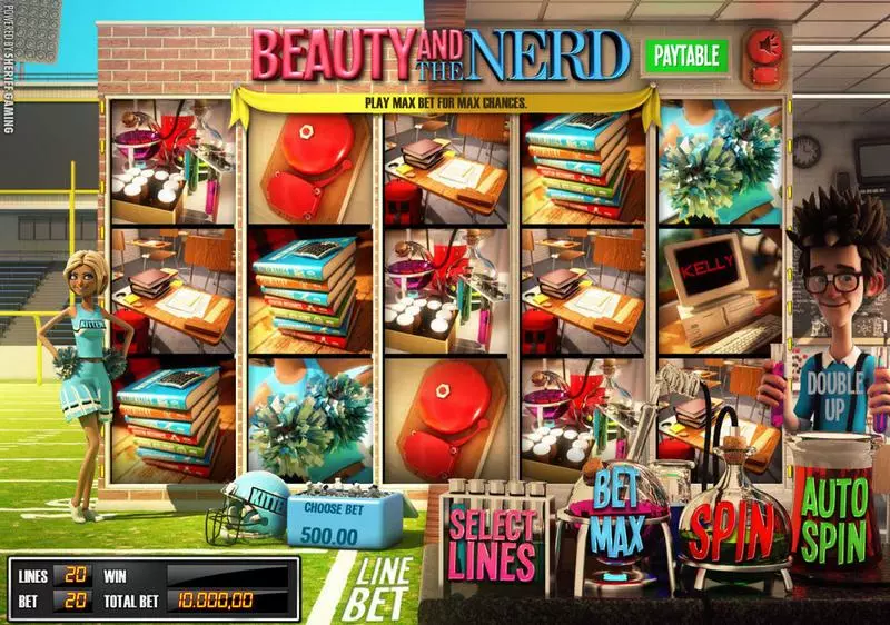 Beauty and the Nerd Free Casino Slot  with, delPick a Box