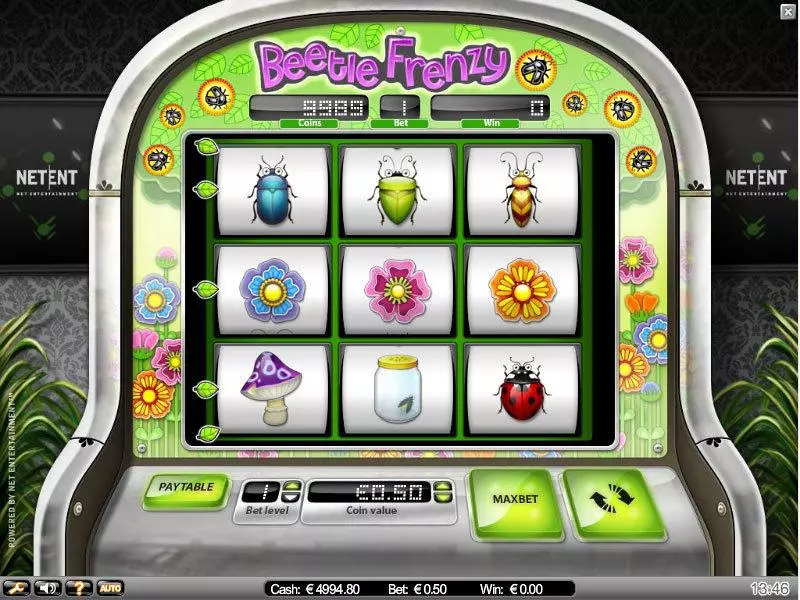 Beetle Frenzy Free Casino Slot  with, delSecond Screen Game