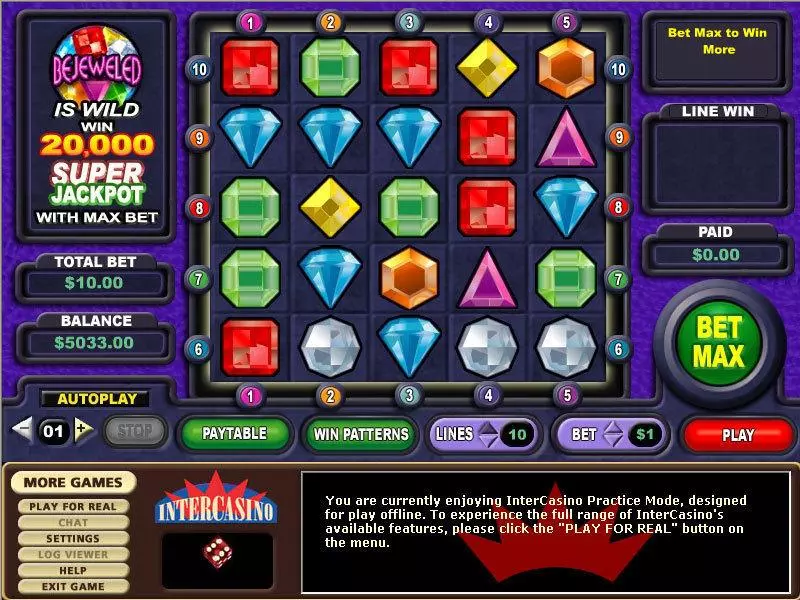Bejeweled Free Casino Slot 