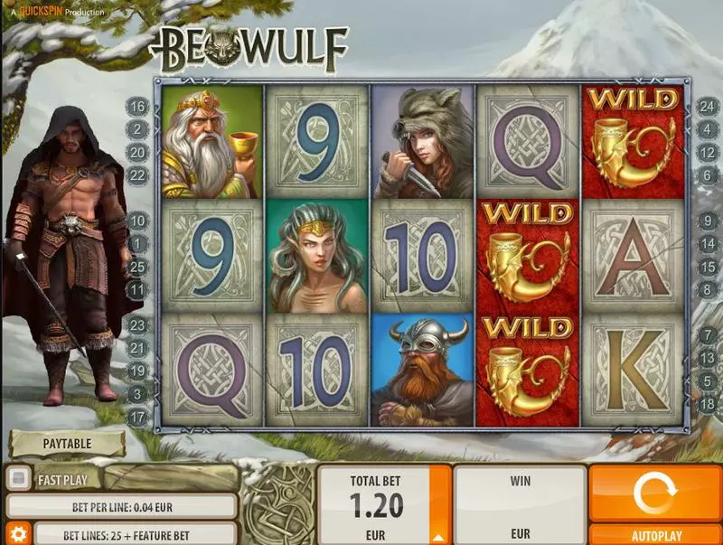Beowulf Free Casino Slot  with, delFree Spins